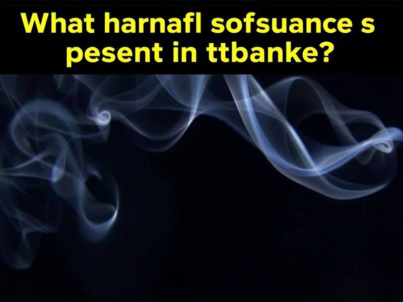 What harmful substances are present in tobacco smoke? (1)