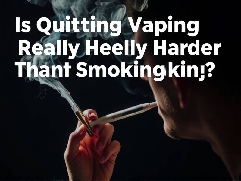 Is Quitting Vaping Really Harder Than Quitting Smoking? A Comprehensive Analysis(1)