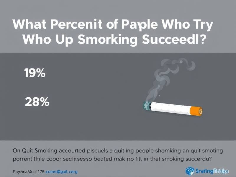 What Percentage of People Who Try to Quit Smoking Succeed?