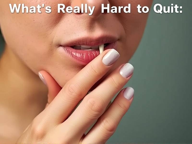 What's Really Hard to Quit: Smoking or Biting Nails?