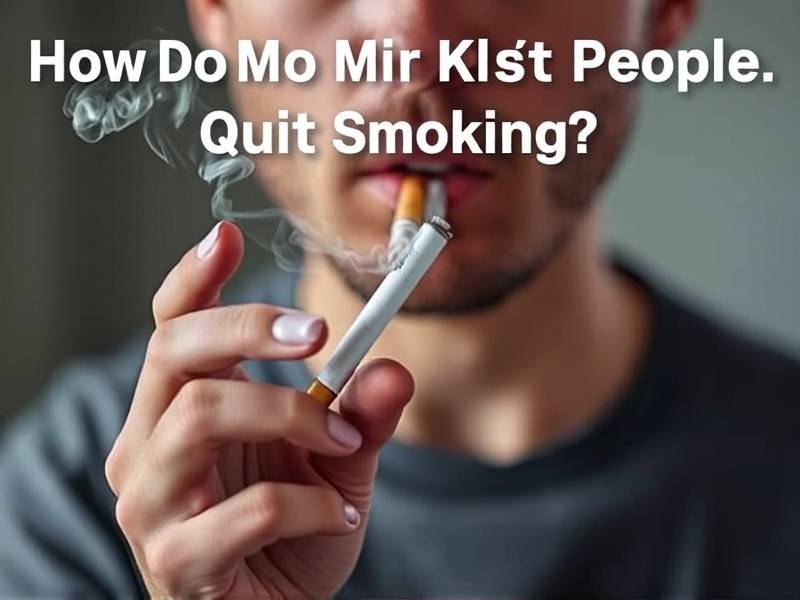 How Do Most People Quit Smoking?
