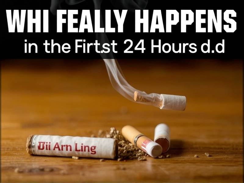 What Really Happens in the First 24 Hours of Quitting Smoking?