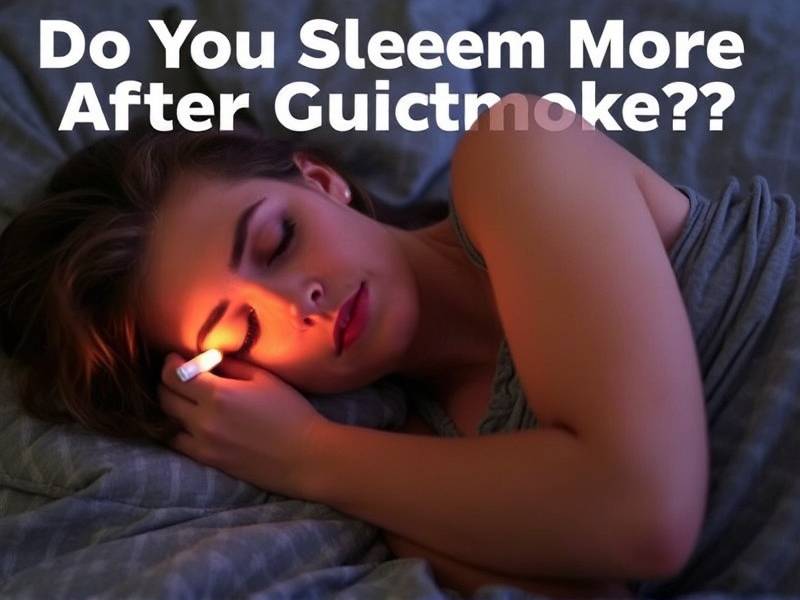 Do You Sleep More After Quitting Smoking?(1)