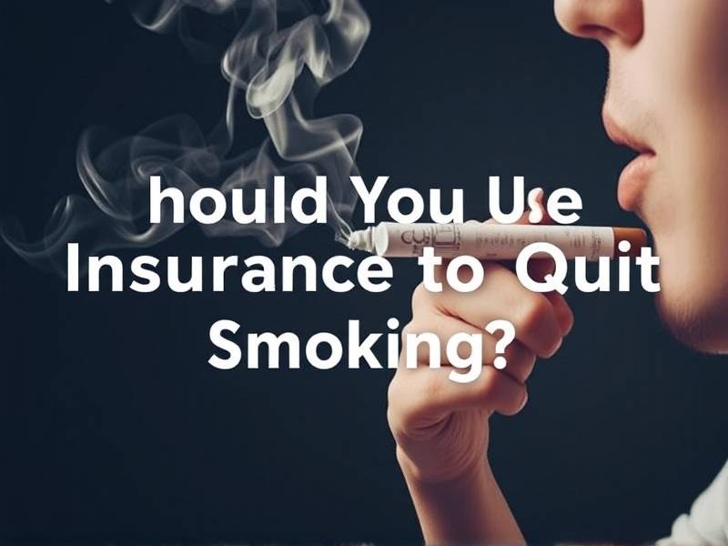 Should You Use Insurance to Quit Smoking?