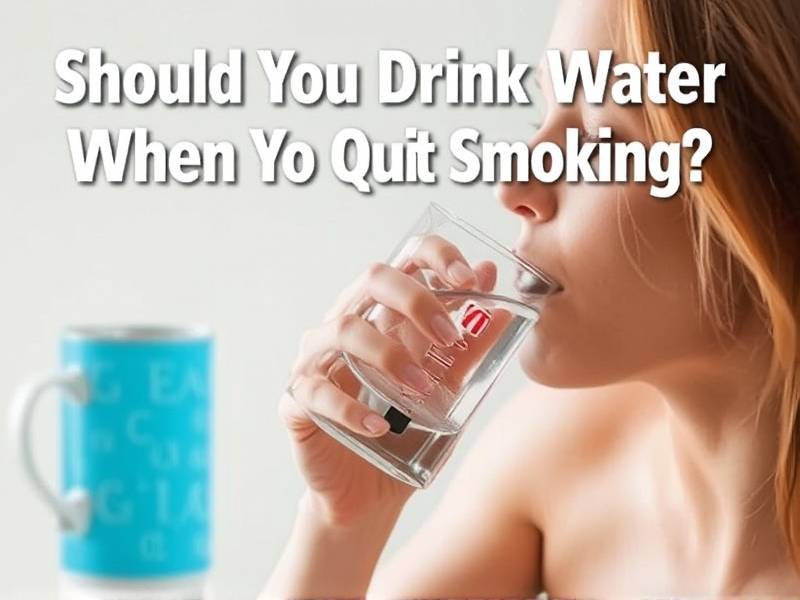 Should You Drink Water When You Quit Smoking?