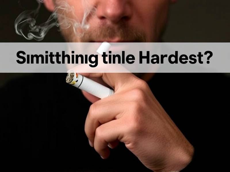 Which Day of Quitting Smoking Is the Hardest?