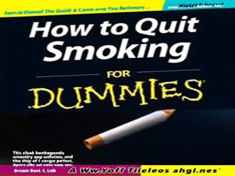 How to Quit Smoking for Dummies: A Step-by-Step Guide for Beginners(1)