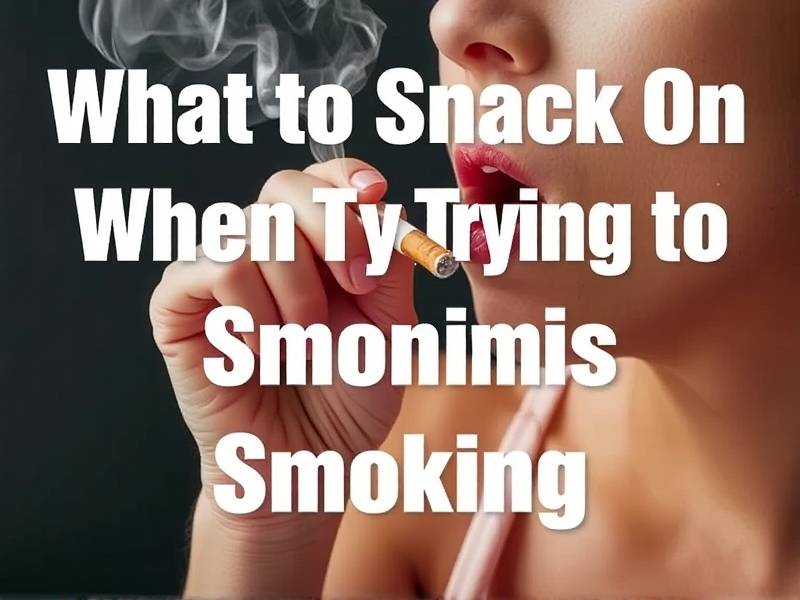 What to Snack On When Trying to Quit Smoking