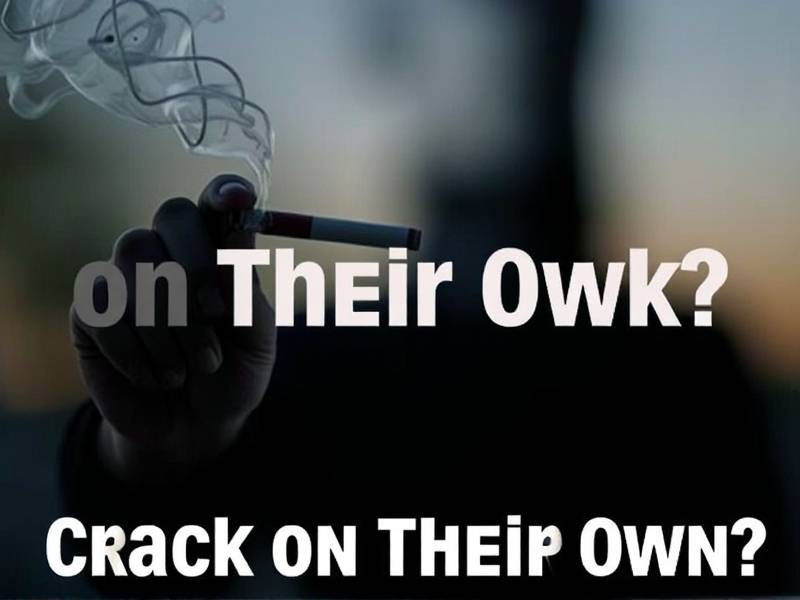 Can a Person Quit Smoking Crack on Their Own?