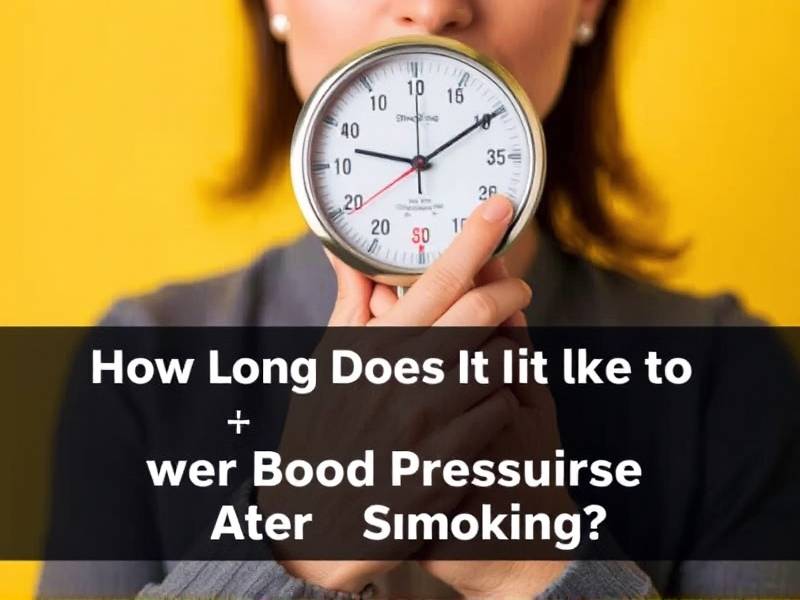 How Long Does It Take to Lower Blood Pressure After Quitting Smoking?(1)