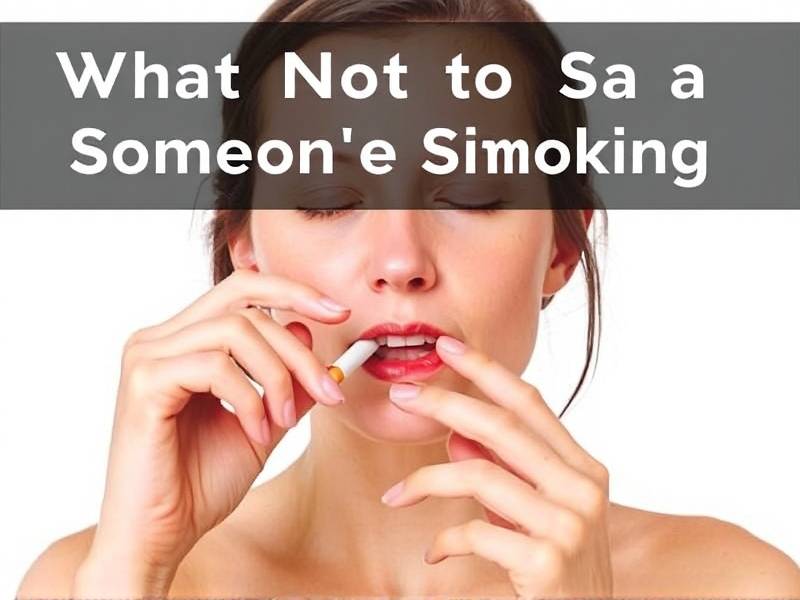 What Not to Say to Someone Quitting Smoking