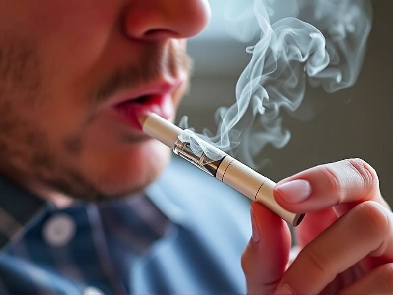 How much nicotine is in e-cigarettes to help you quit smoking?(1)