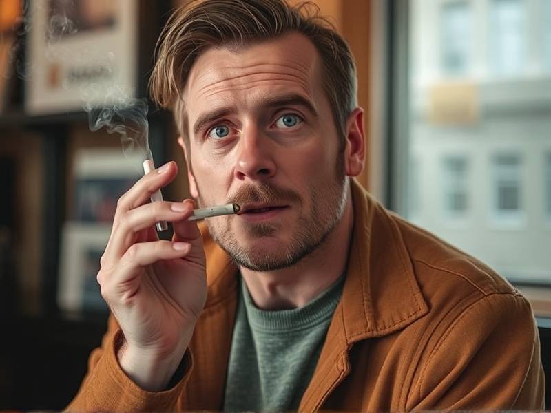 He's Really Given Up Smoking!