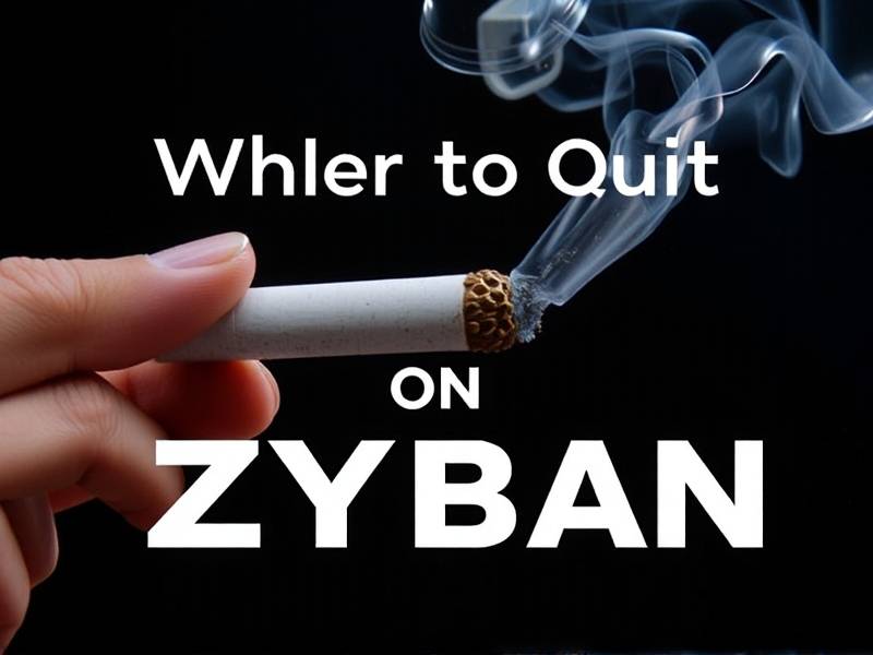 When to Quit Smoking on Zyban: A Guide to Effective Smoke cessation with Zyban