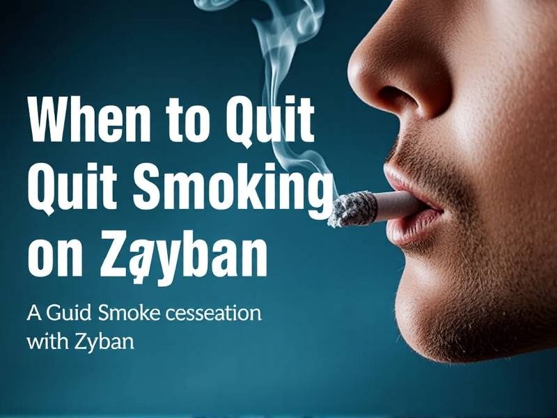When to Quit Smoking on Zyban: A Guide to Effective Smoke cessation with Zyban
