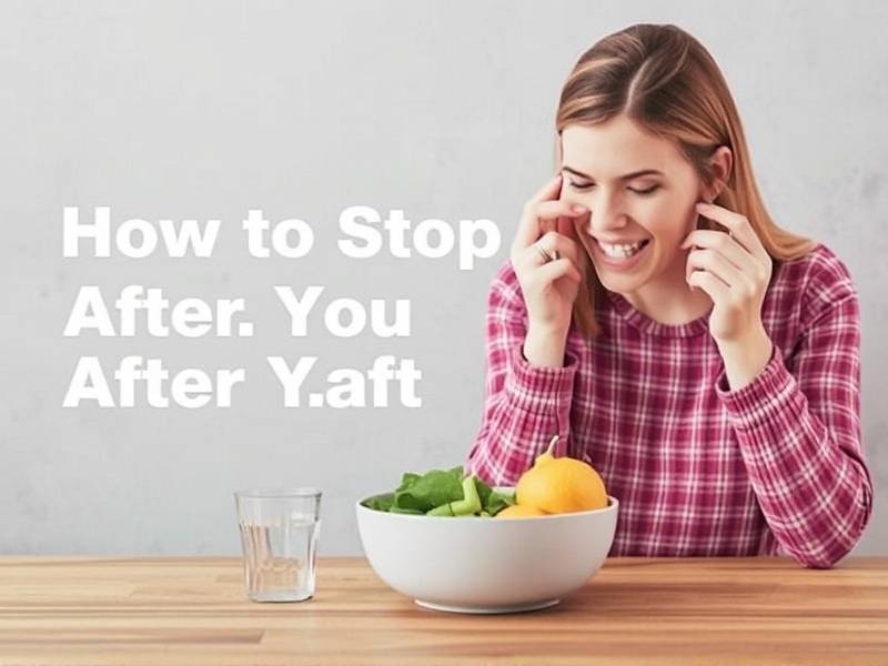 How to Stop Eating After You Quit Smoking: A Guide to Healthy Eating Habits