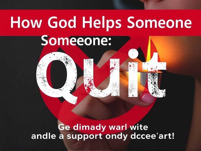 How God Helps Someone Quit Smoking: A Guide to Finding Support and Strength(1)