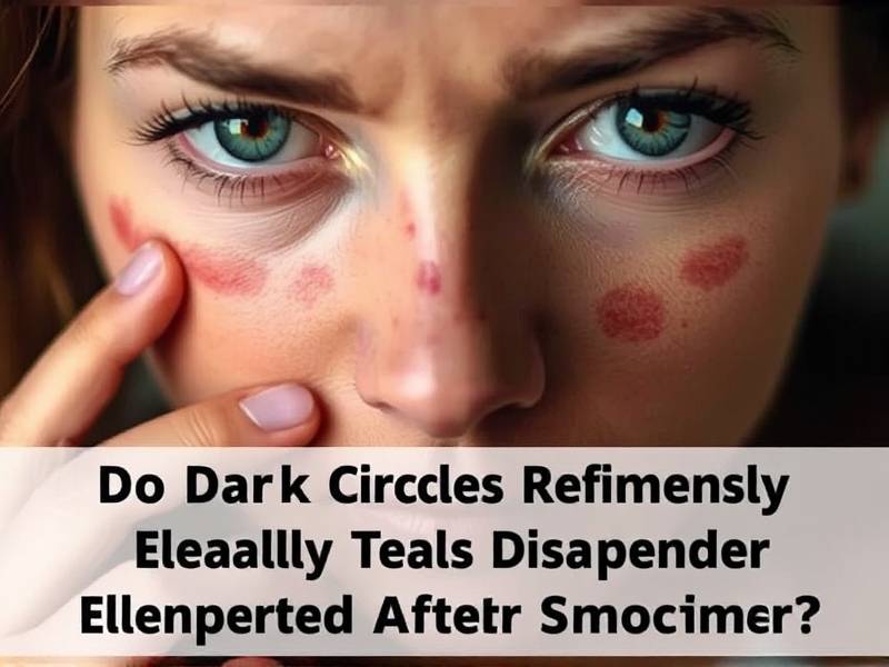 Do Dark Circles Under the Eyes Really Disappear After Quitting Smoking?