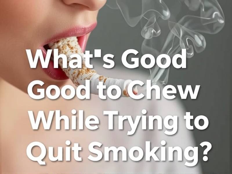 What's Good to Chew While Trying to Quit Smoking?