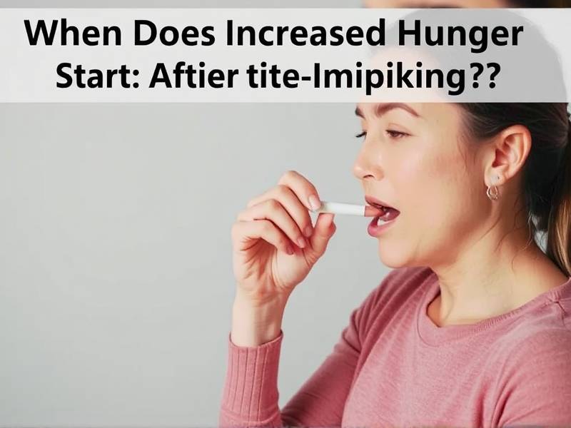 When Does Increased Hunger Start After Quitting Smoking?