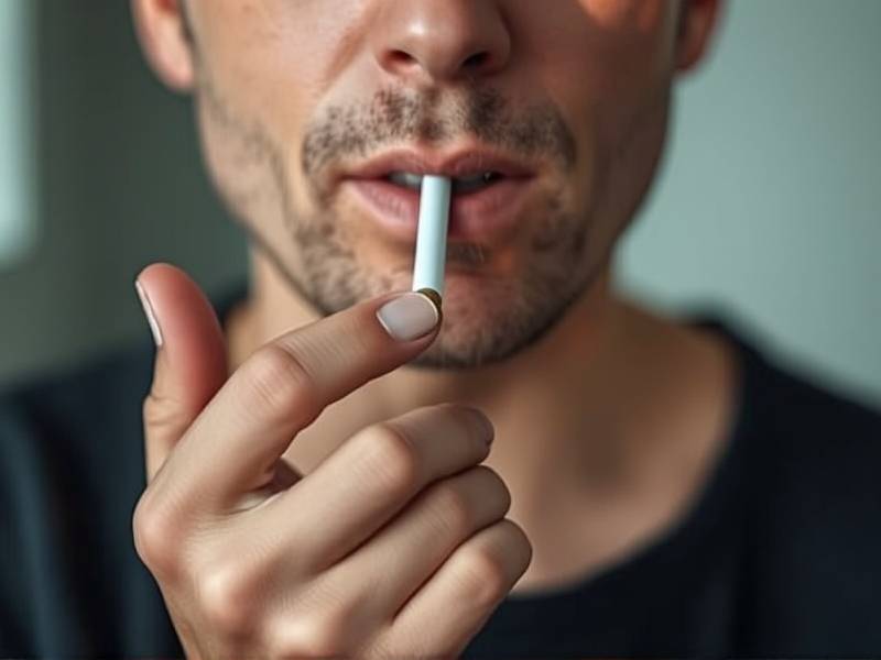 A Person Is Trying to Quit Smoking Through the Use of...(1)