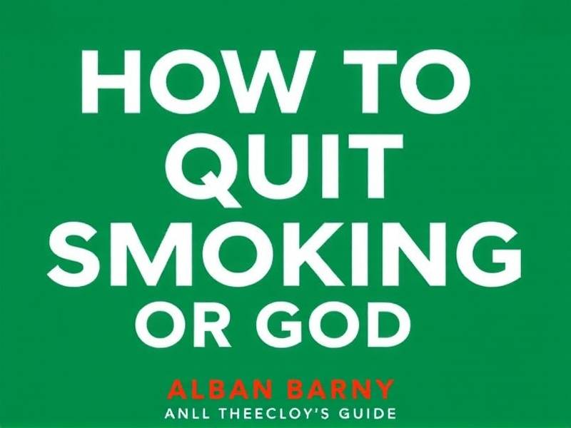 How to Quit Smoking for Good: Alan Karr's Guide