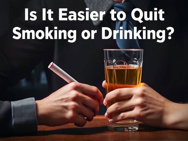Is It Easier to Quit Smoking or Drinking?