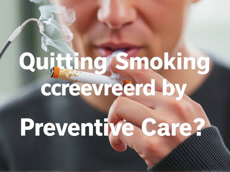 Is Quitting Smoking Covered by Preventive Care?