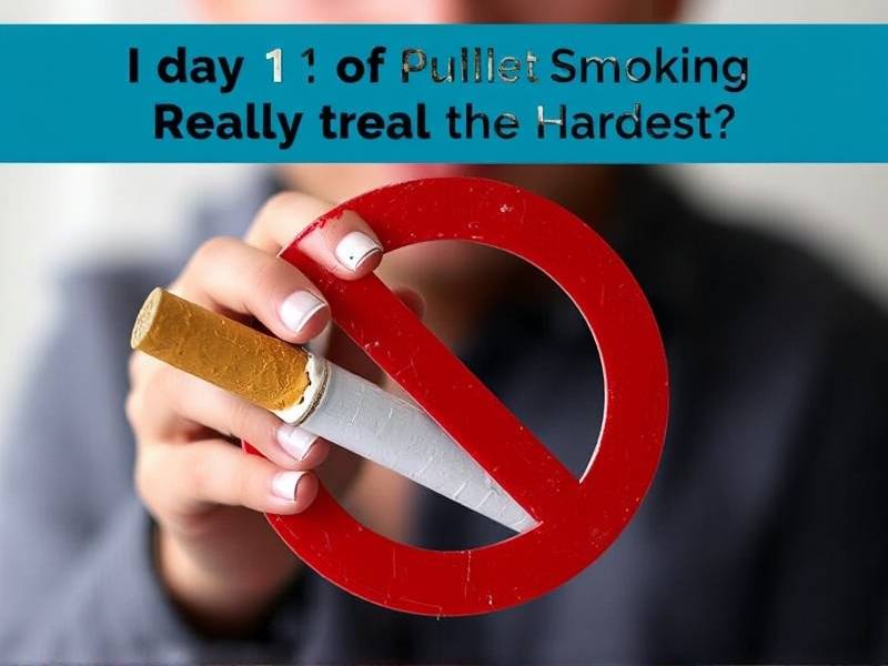 Is Day 1 of Quitting Smoking Really the Hardest? How to Overcome the Challenges(1)