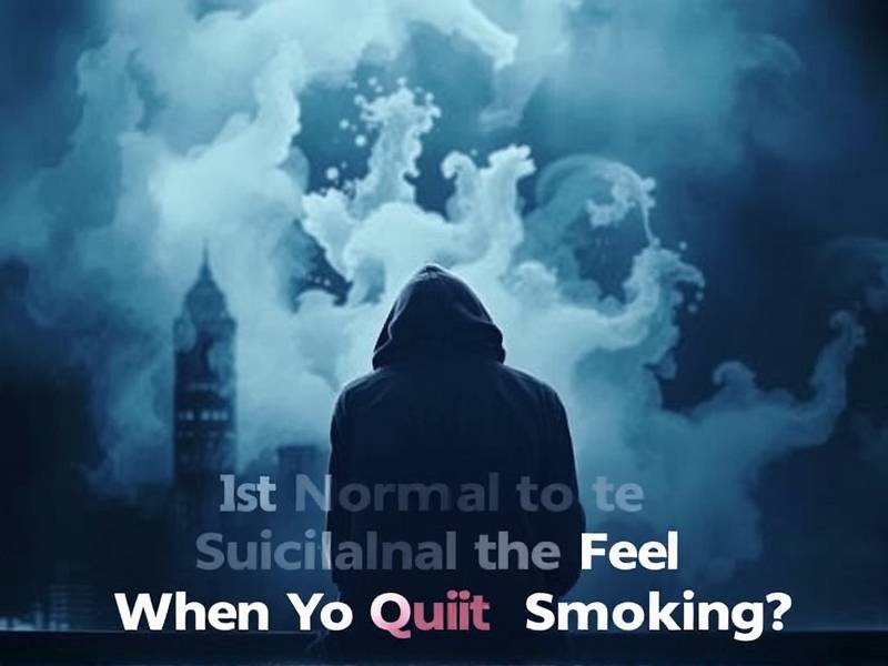 Is It Normal to Feel Suicidal When You Quit Smoking?