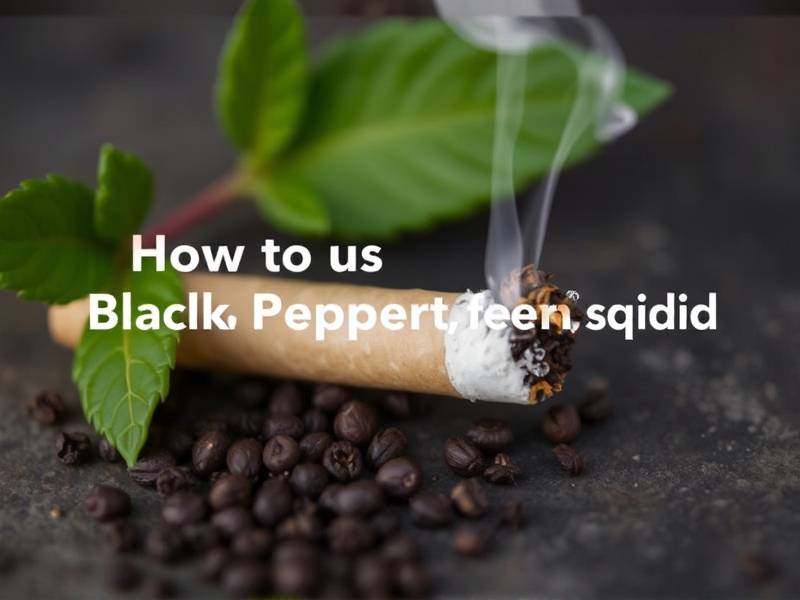 How to Use Doterra Black Pepper to Quit Smoking: A Guide for Effective Smoke-Free Living(1)