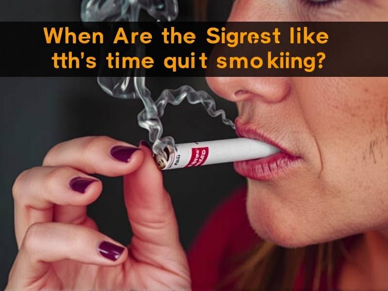 When Are the Signs That It's Time to Quit Smoking?