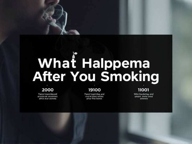The Timeline of What Happens After You Quit Smoking