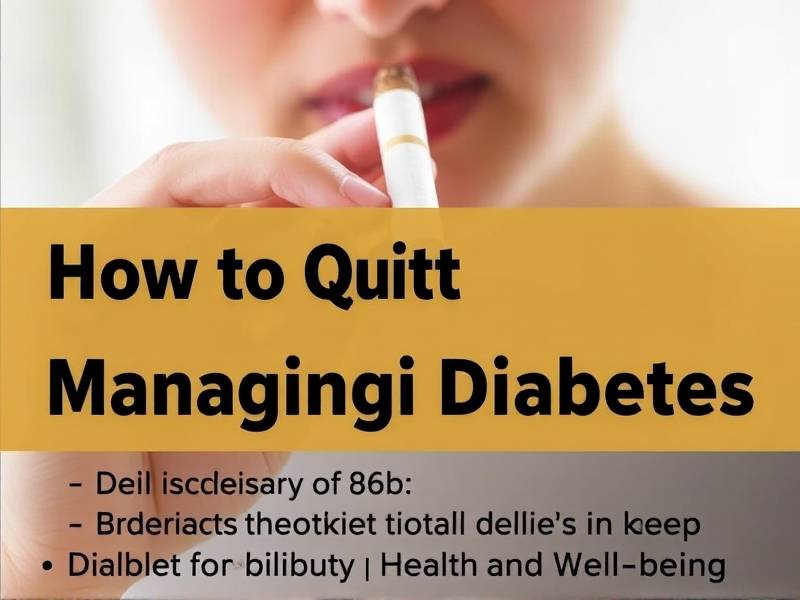 How to Quit Smoking While Managing Diabetes: Effective Strategies for Both Health and Well-being