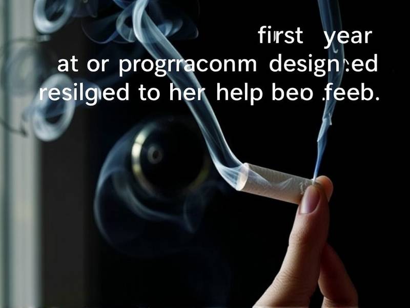 In What Year Was the First Tool or Program Designed to Help People Quit Smoking Released?(1)