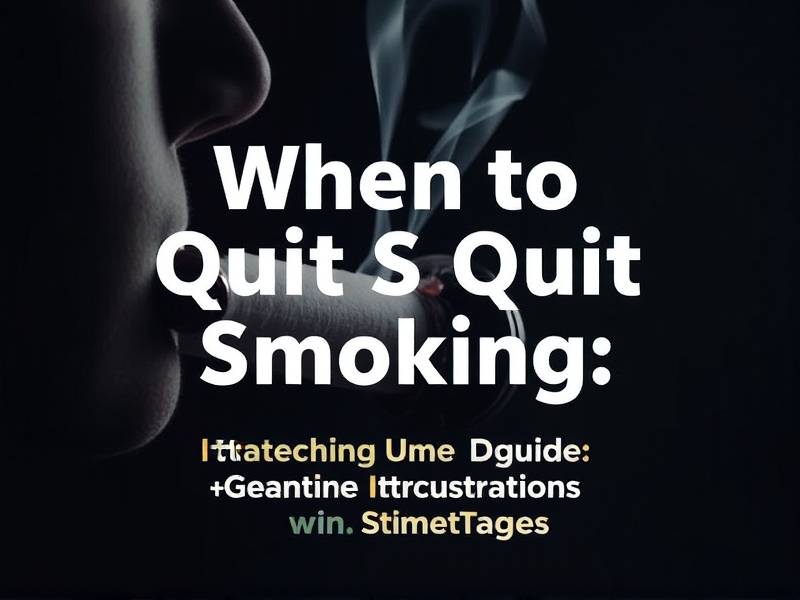 When to Quit Smoking: The Ultimate Guide for Effective Quitting Strategies