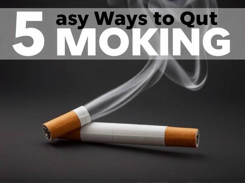 5 Easy Ways to Quit Smoking Cigarettes That Really Work