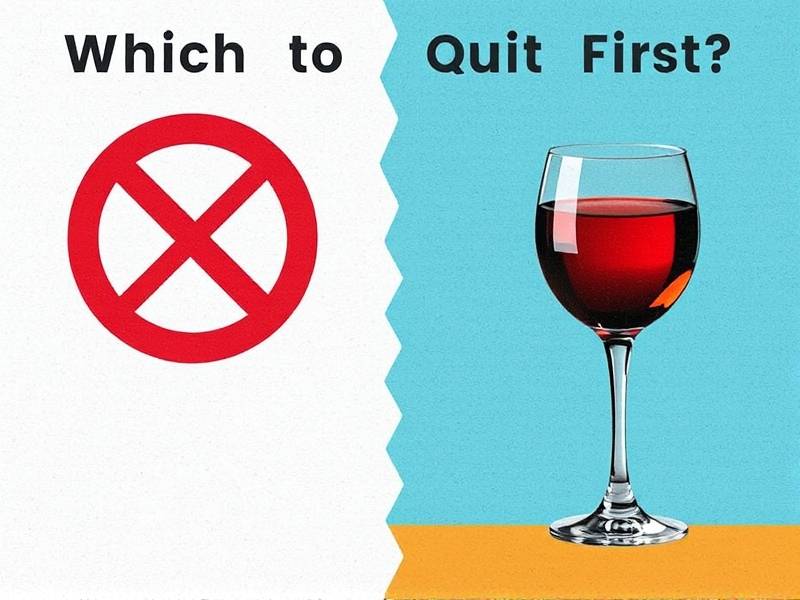 Which to Quit First: Smoking or Alcohol?