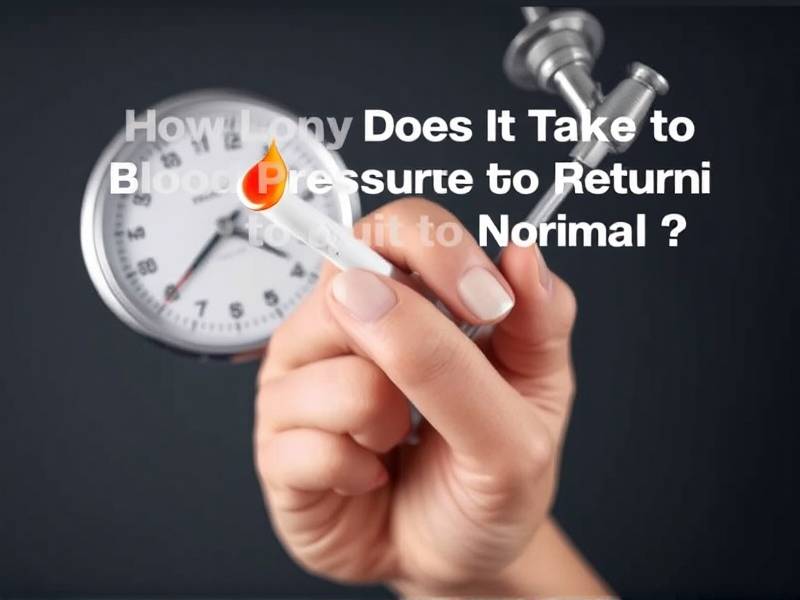 How Long Does It Take for Blood Pressure to Return to Normal After Quitting Smoking?