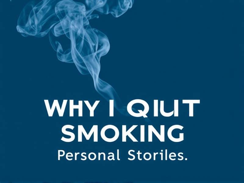 Why I Quit Smoking: Personal Stories