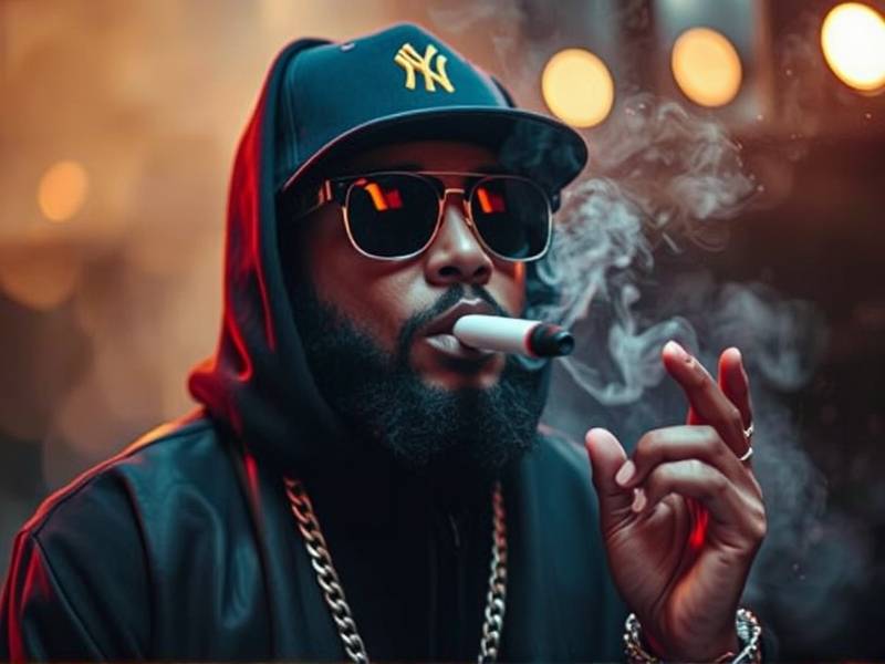 Does the rapper have a chance of quitting smoking?