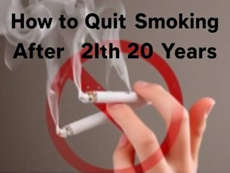 How to Quit Smoking After 20 Years: A Comprehensive Guide