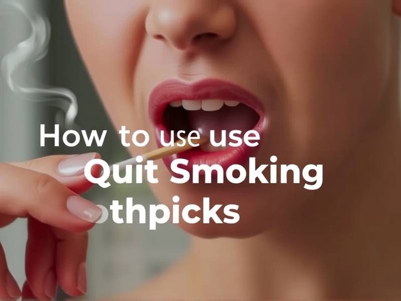 How to Use Quit Smoking Toothpicks: A Practical Guide