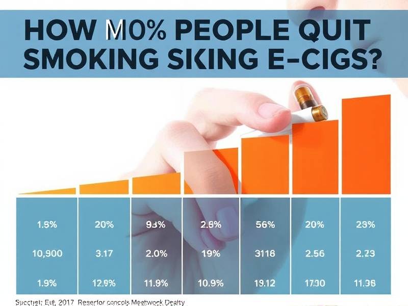 How Many People Quit Smoking Using E-Cigs?