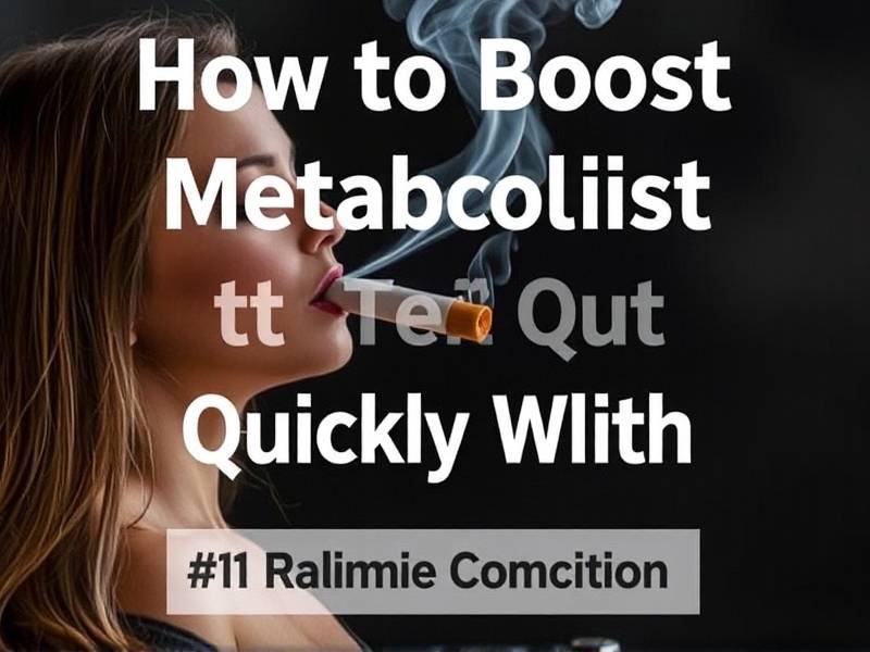How to Boost Metabolism Quickly While Quitting Smoking
