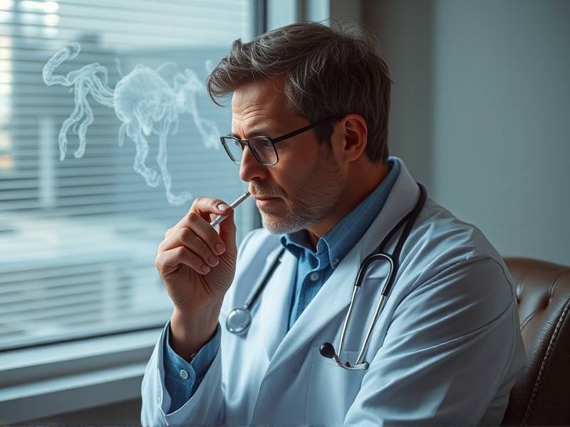 Had to Go to the Doctor Twice Trying to Quit Smoking