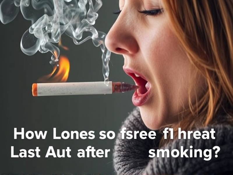 How Long Does a Sore Throat Last After Quitting Smoking?