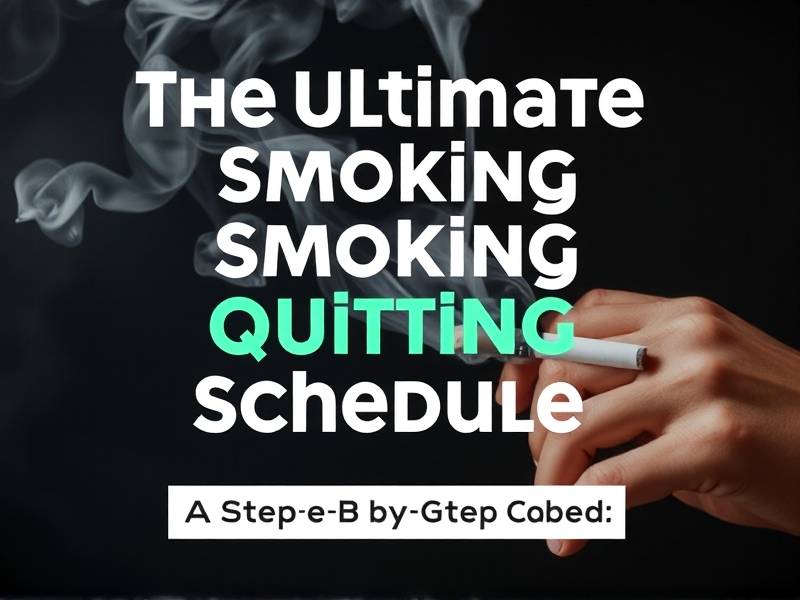 The Ultimate Smoking Quitting Schedule: A Step-by-Step Guide