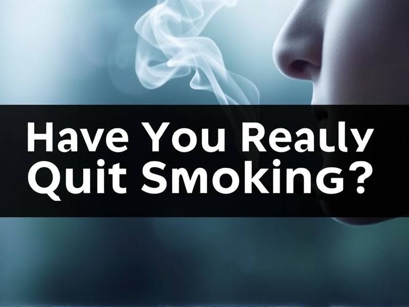 Have You Really Quit Smoking? Discover the Truth About Stopping This Habit For Good(1)