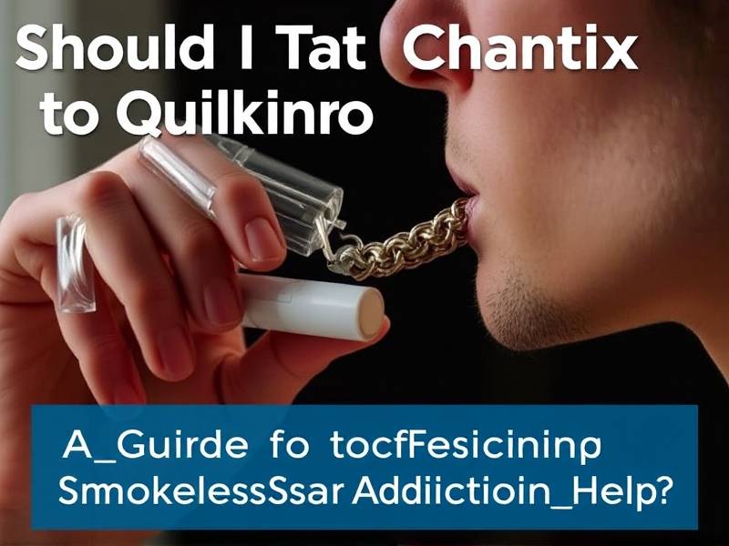 Should I Take Chantix to Quit Smoking? A Guide for Effective Smokeless Addiction Help